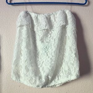 Wet Seal White Lace Top